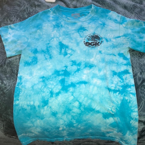 DGK blue tie-dyed graphic tee - Picture 1 of 2